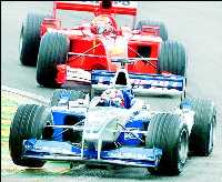 Montoya passes Schumacher in Brazil